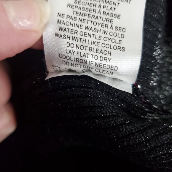 House Of Harlow 1960 Womens Metallic Ribbed Shimmer Sweater Size S Crop Pullover - Picture 5 of 9